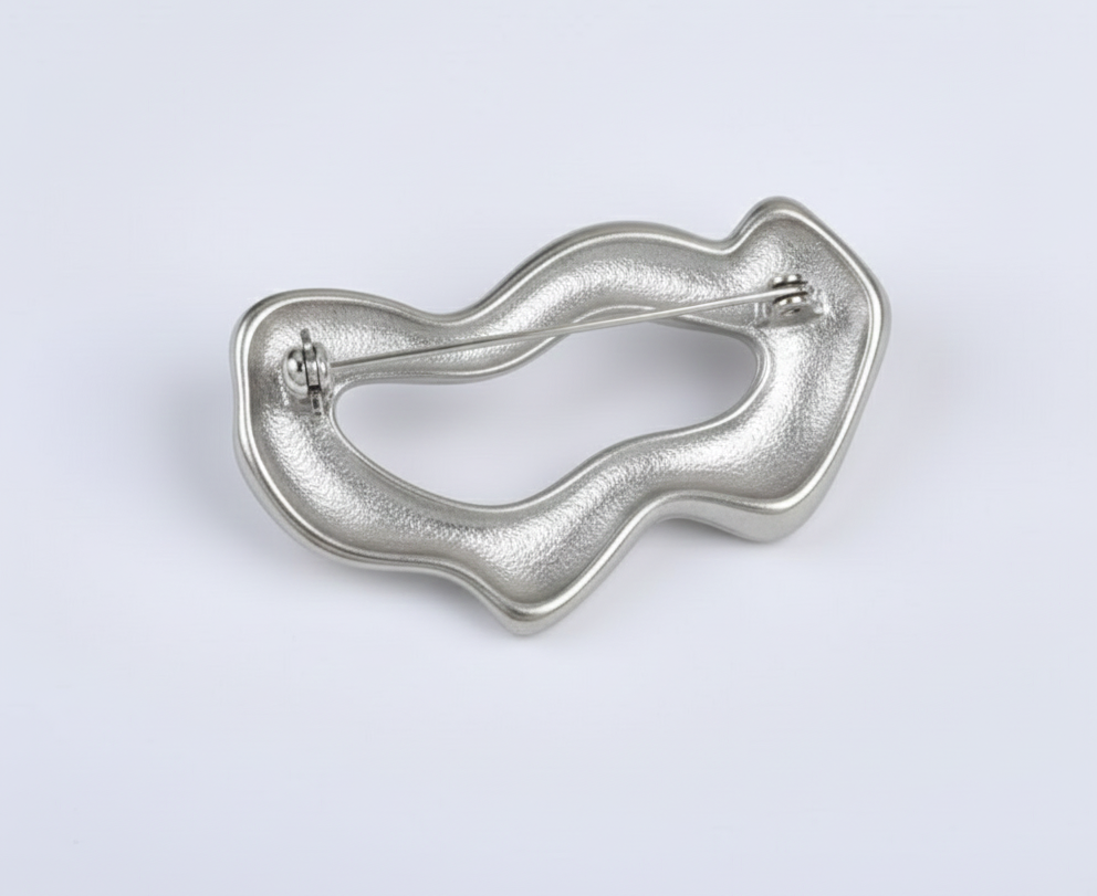 Flux Form Brooch