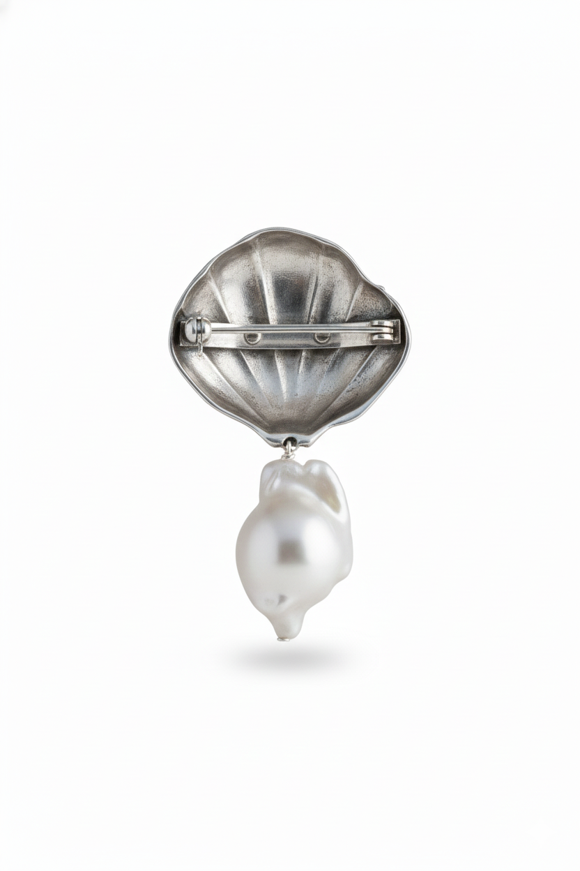 Tide Pearl Brooch