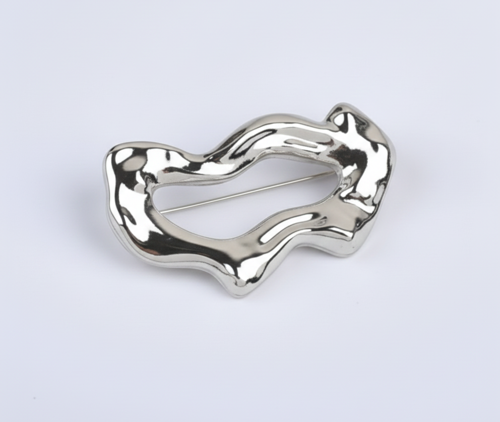 Flux Form Brooch